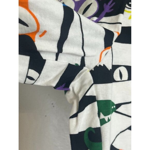 Hyde Eek Pajama Set Women XS Crew Pullover Spooky Halloween Preppy Glow Lounge - Picture 10 of 13